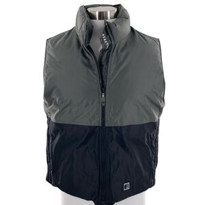 Kenneth Cole Reaction 90's Colorblock Down Puffer Vest Womens Medium